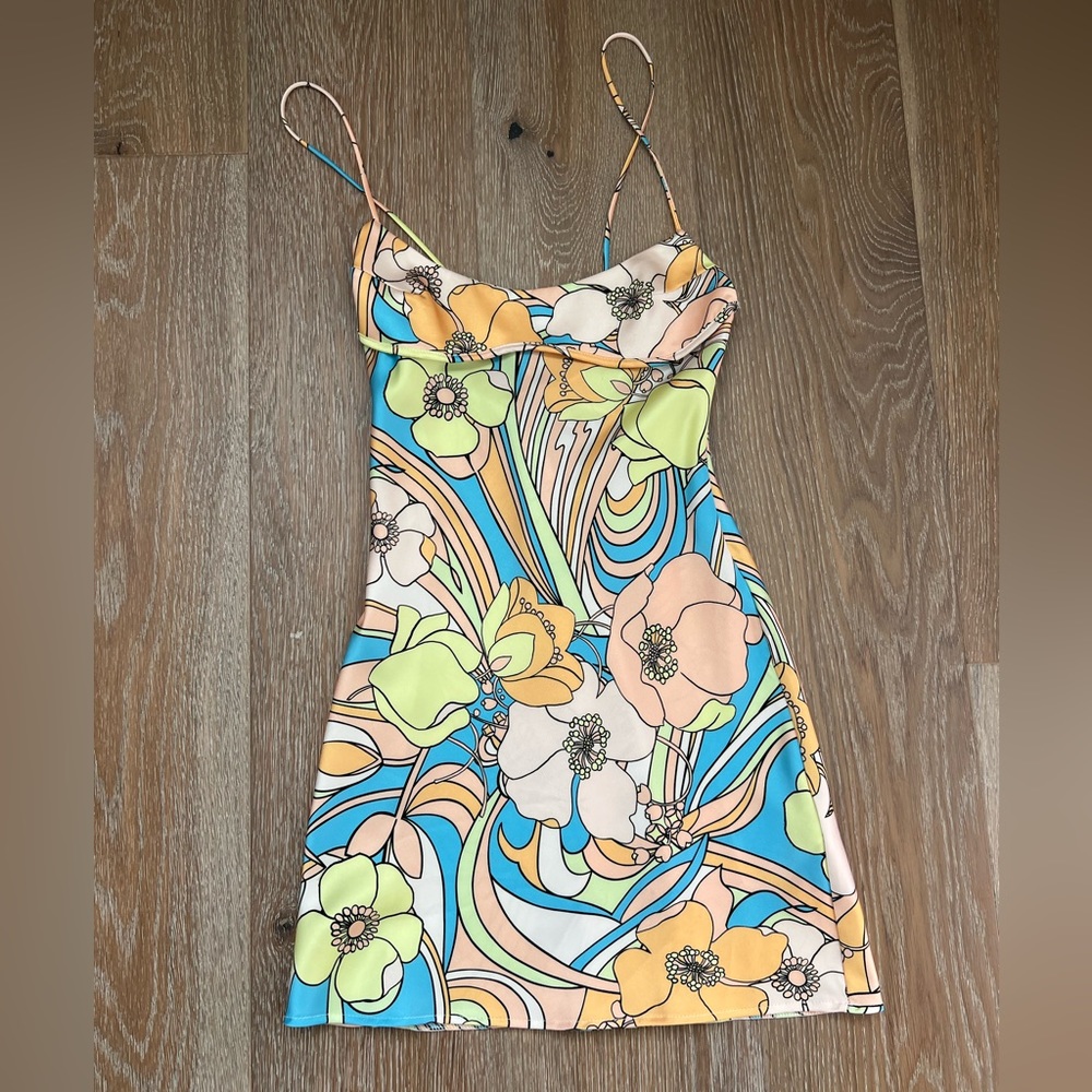 Zara Satin Mini Dress